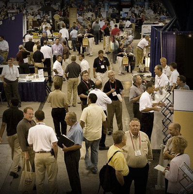 smaller exhibit footprint