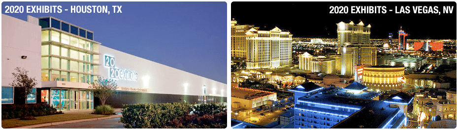 2020 Exhibits Expands Reach in Houston and Las Vegas