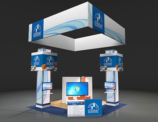 Exhibits Small Islands 20x20 59920