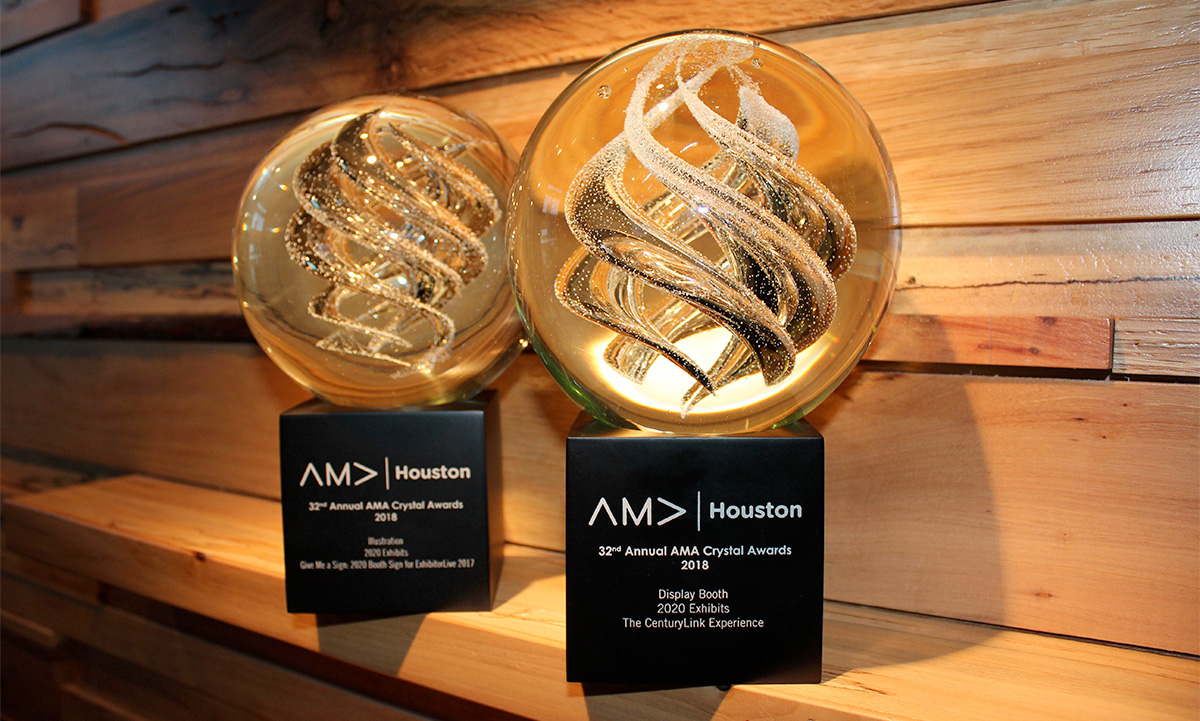 2020 Exhibits Wins Two 2018 AMA Crystal Awards