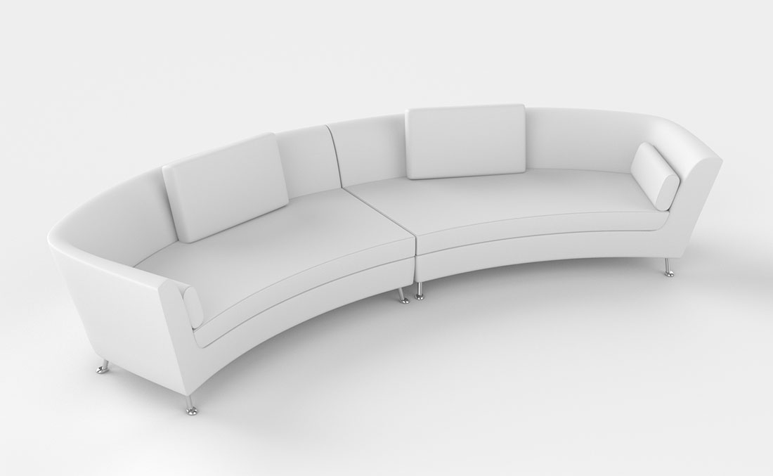 Rentals Seating Curved Sectional
